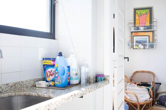 Área de Serviço de apartamento à venda com 3 quartos, 173m² em Menino Deus, Porto Alegre