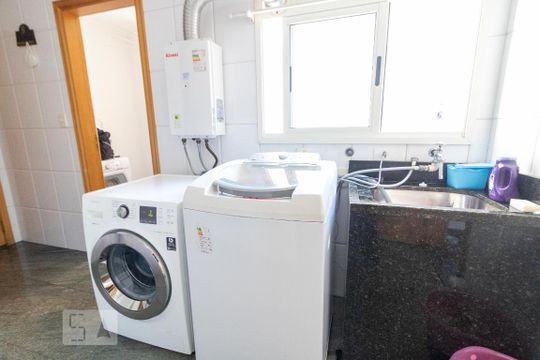 Área de Serviço de apartamento à venda com 3 quartos, 147m² em Jardim, Santo André