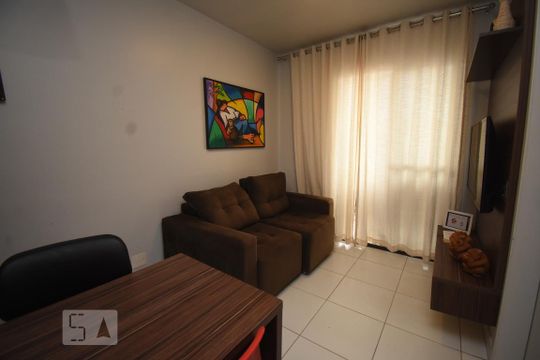 Sala de apartamento à venda com 1 quarto, 35m² em Sul (águas Claras), Brasília
