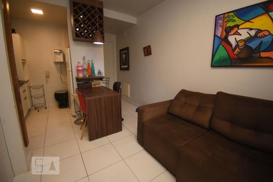 Sala de apartamento à venda com 1 quarto, 35m² em Sul (águas Claras), Brasília