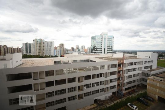 Vista da Varanda de apartamento à venda com 1 quarto, 35m² em Sul (águas Claras), Brasília