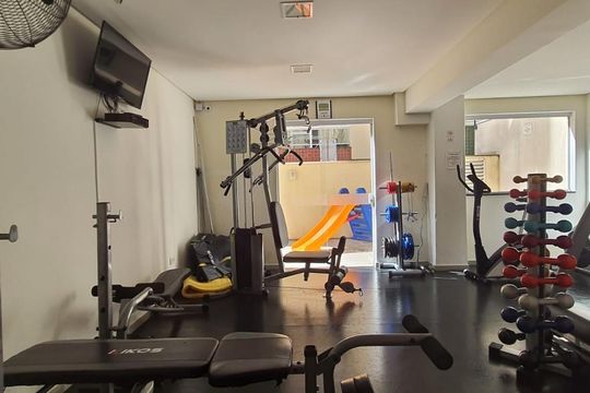 Área comum - Academia de apartamento para alugar com 2 quartos, 77m² em Santa Maria, São Caetano do Sul
