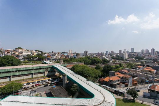Área comum - Vista do Terraço de apartamento para alugar com 2 quartos, 50m² em Vila Esperança, São Paulo