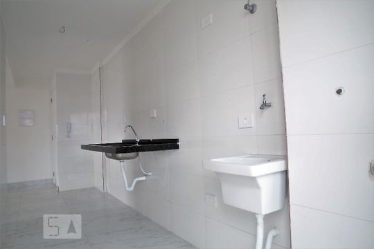Cozinha de apartamento para alugar com 2 quartos, 72m² em Aviação, Praia Grande