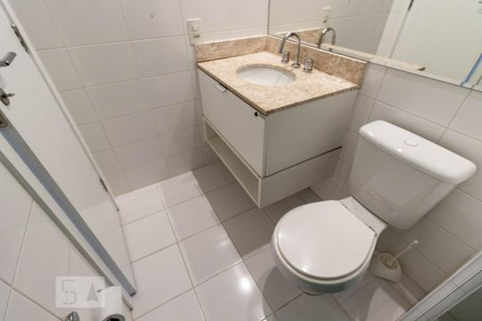 Banheiro Social de apartamento à venda com 2 quartos, 72m² em Vila Clementino, São Paulo