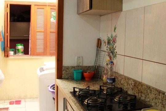 Cozinha de casa à venda com 2 quartos, 70m² em Estância Velha, Canoas