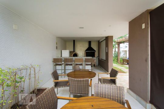 Área comum - Churrasqueira de kitnet/studio à venda com 1 quarto, 38m² em Liberdade, São Paulo