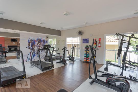 Área comum - Academia de apartamento para alugar com 2 quartos, 58m² em Vila Satúrnia, Campinas
