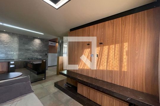 Sala de apartamento à venda com 1 quarto, 65m² em Vila Rosa, Novo Hamburgo