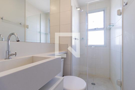 Banheiro de apartamento à venda com 2 quartos, 45m² em Presidente Altino, Osasco