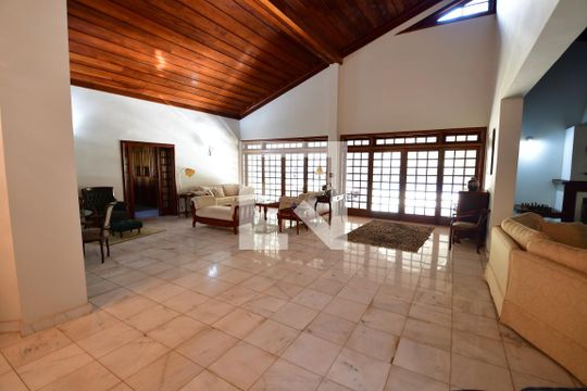 Sala de casa de condomínio à venda com 4 quartos, 850m² em Sítios de Recreio Gramado, Campinas