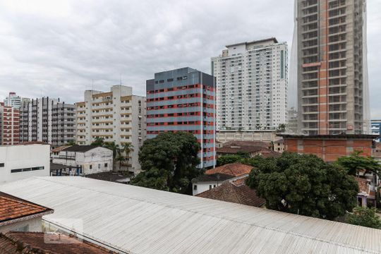 Vista de apartamento para alugar com 2 quartos, 60m² em Boqueirão, Santos