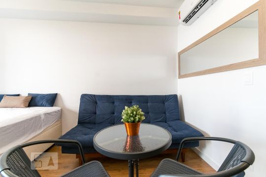 Sala de apartamento à venda com 1 quarto, 26m² em Vila Clementino, São Paulo