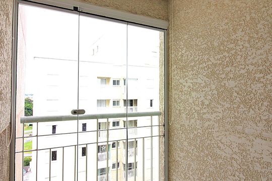 Varanda da Sala  de apartamento para alugar com 2 quartos, 49m² em Ferrazópolis, São Bernardo do Campo
