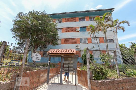 Fachada do Prédio de apartamento à venda com 1 quarto, 44m² em Rubem Berta, Porto Alegre