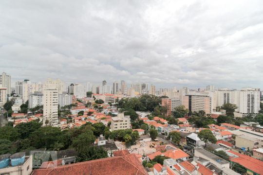 Vista do espaço gourmet de kitnet/studio à venda com 1 quarto, 28m² em Vila Mariana, São Paulo