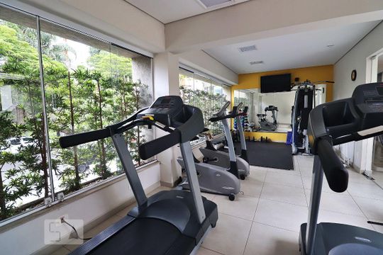 Área comum - Academia de apartamento para alugar com 3 quartos, 156m² em Jardim, Santo André