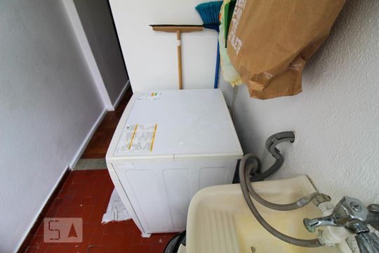 Área de Serviço de apartamento para alugar com 1 quarto, 46m² em Flamengo, Rio de Janeiro