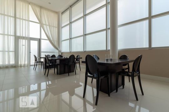 Salão de Festas de kitnet/studio para alugar com 1 quarto, 33m² em Santo Amaro, São Paulo