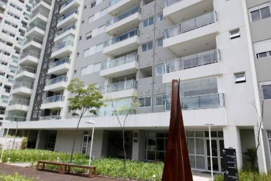 Fachada do Bloco de apartamento para alugar com 1 quarto, 55m² em Vila Anastácio, São Paulo