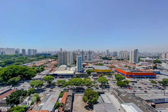 Vista da Varanda de apartamento para alugar com 1 quarto, 40m² em Mooca, São Paulo