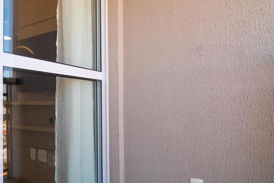 Sacada de apartamento à venda com 1 quarto, 36m² em Taquaral, Campinas