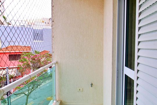 Varanda da Suíte 1 de casa à venda com 3 quartos, 198m² em Vila Alice, Santo André
