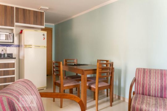 Sala de Jantar de apartamento para alugar com 2 quartos, 58m² em Jardim Lallo, São Paulo