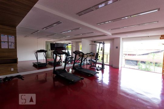 Área comum - Academia de kitnet/studio para alugar com 1 quarto, 30m² em Granja Viana, Cotia