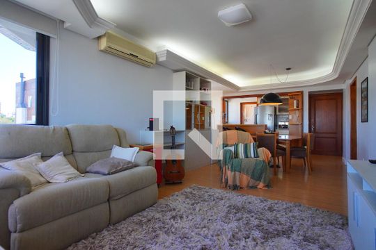 Sala de apartamento para alugar com 3 quartos, 101m² em São João, Porto Alegre