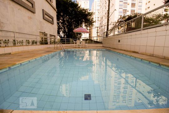 Área comum de apartamento para alugar com 3 quartos, 127m² em Barra Funda, Guarujá