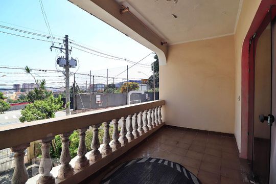 Varanda da Sala de casa à venda com 4 quartos, 401m² em Utinga, Santo André