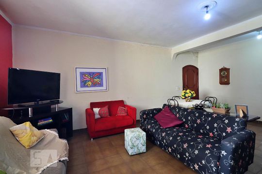 Sala de casa à venda com 4 quartos, 401m² em Utinga, Santo André