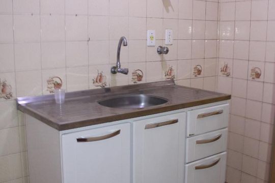 Cozinha - Armários de kitnet/studio para alugar com 1 quarto, 46m² em Centro, Campinas