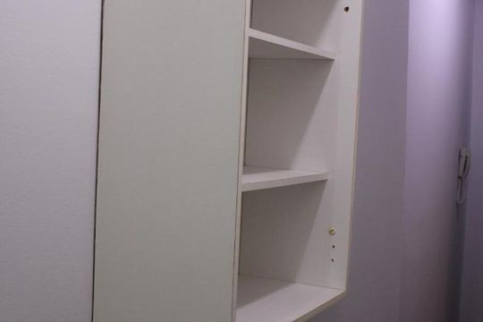 Corredor - Detalhe de kitnet/studio para alugar com 1 quarto, 46m² em Centro, Campinas