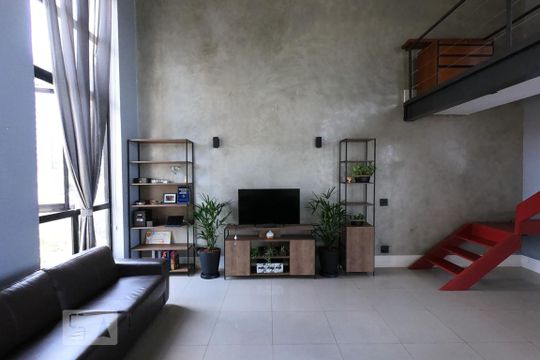 Sala de apartamento à venda com 1 quarto, 160m² em Vila Andrade, São Paulo