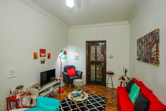 Sala de apartamento à venda com 2 quartos, 132m² em Copacabana, Rio de Janeiro