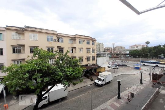 Vista de kitnet/studio para alugar com 1 quarto, 28m² em Méier, Rio de Janeiro