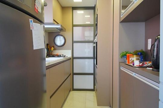 Cozinha de apartamento à venda com 3 quartos, 103m² em Petrópolis, Porto Alegre