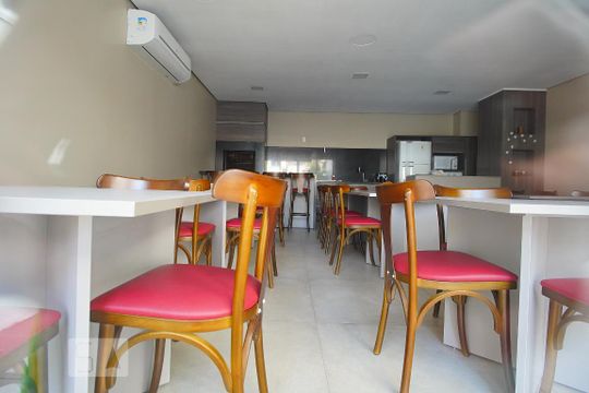 Área comum - Salão de festas de apartamento à venda com 3 quartos, 103m² em Petrópolis, Porto Alegre
