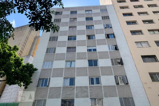 Fachada do Prédio de apartamento à venda com 1 quarto, 60m² em Consolação, São Paulo