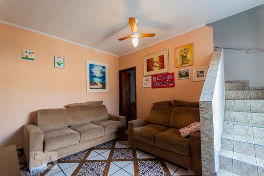 Sala de casa à venda com 4 quartos, 154m² em Silveira, Santo André