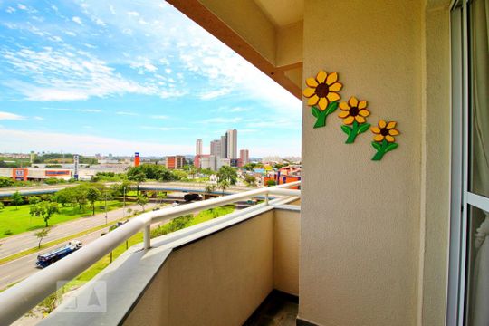 Varanda da Sala de apartamento para alugar com 2 quartos, 60m² em Silveira, Santo André