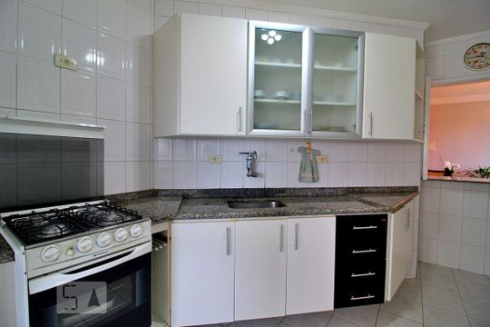 Cozinha de apartamento para alugar com 2 quartos, 60m² em Silveira, Santo André