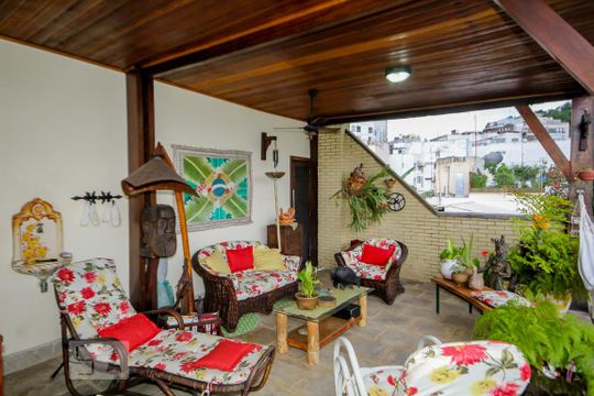 Varanda de apartamento à venda com 4 quartos, 250m² em Copacabana, Rio de Janeiro