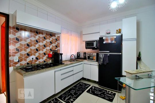 Cozinha de casa à venda com 2 quartos, 230m² em Parque Oratorio, Santo André