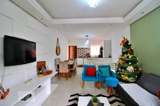 Sala de casa à venda com 2 quartos, 230m² em Parque Oratorio, Santo André