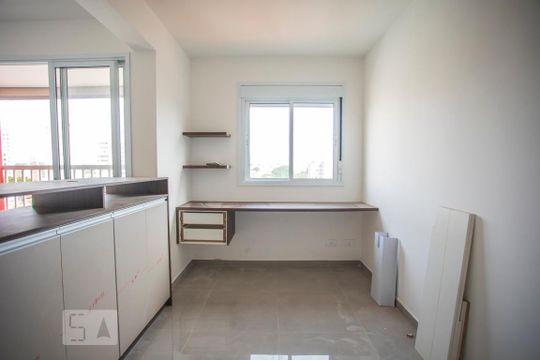 Cozinha de apartamento para alugar com 1 quarto, 37m² em Vila Guarani (z Sul), São Paulo