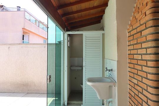 Área de Serviço de apartamento à venda com 2 quartos, 100m² em Parque Oratório, Santo André