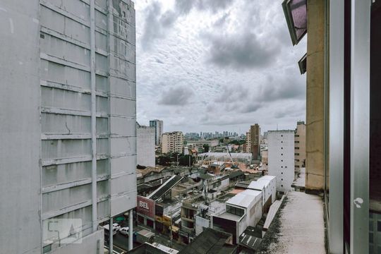 Vista da Sala de kitnet/studio para alugar com 1 quarto, 30m² em Centro, Salvador